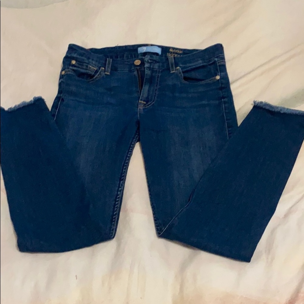 7 for all mankind ankle skinny jeans